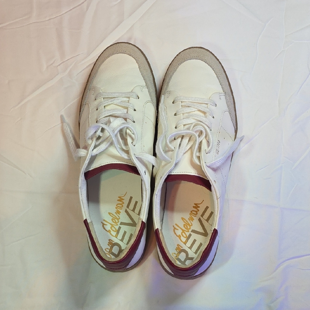 Sam Edelman Josi Leather Sneakers Size 10M